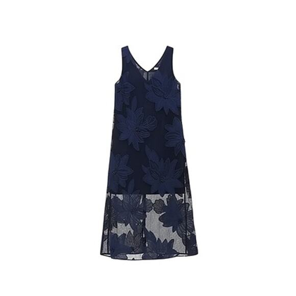 TUCKERNUCK Navy Embroidered Lace Sol Dress Size S NWT Retail $198 Tuckernuck - Picture 6 of 6